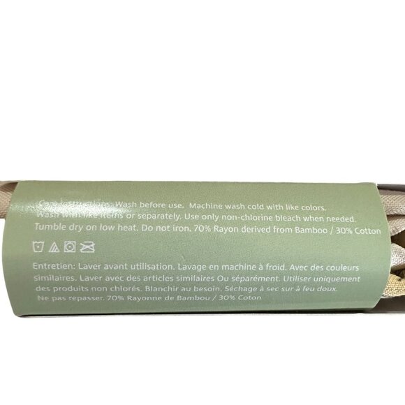 Bass Pro Shops Baby Swaddle Blanket 47"x47" Bee & Flower Print Bamboo/Cotton Ble - Picture 6 of 6